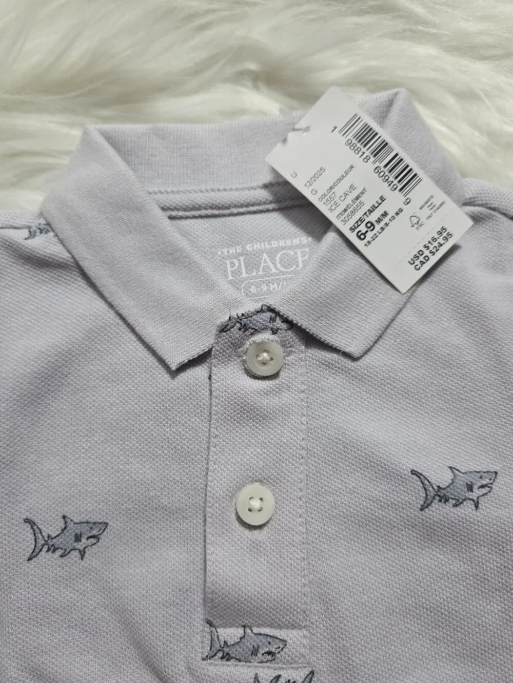 The Children's Place Shark Polo